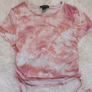 Pink crop top